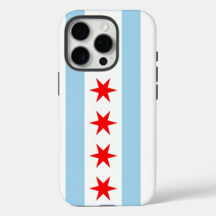 Coques iPhone 16 Pro Apple iPhone 16 Pro Coque-Mate, drapeau de Chicago