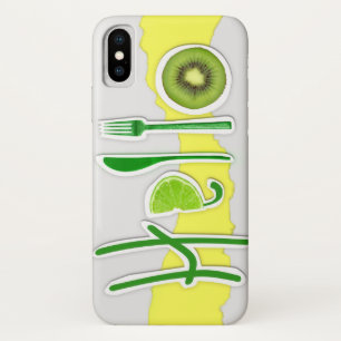 Coques Pour iPhone Apple iPhone X Téléphone Case Vert Jaune Bonjour A