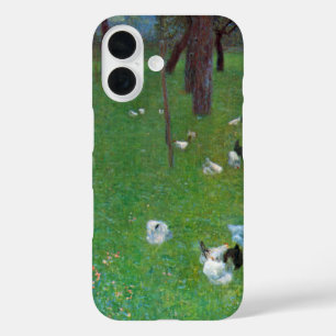 Coques iPhone 16 Après la pluie, poules de jardin par Gustav Klimt
