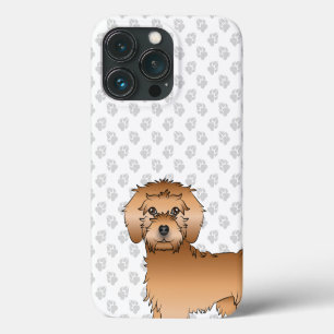 Case-Mate iPhone Case Apricot Mini Goldendoodle Cute Cartographié Tête d