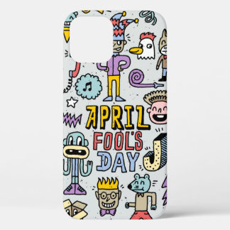 Case-Mate iPhone Case April fools day drôle doodle colorful set 1. Vinta