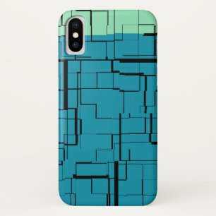 Case-Mate iPhone Case Aqua Blue Turquoise Green Motif moderne