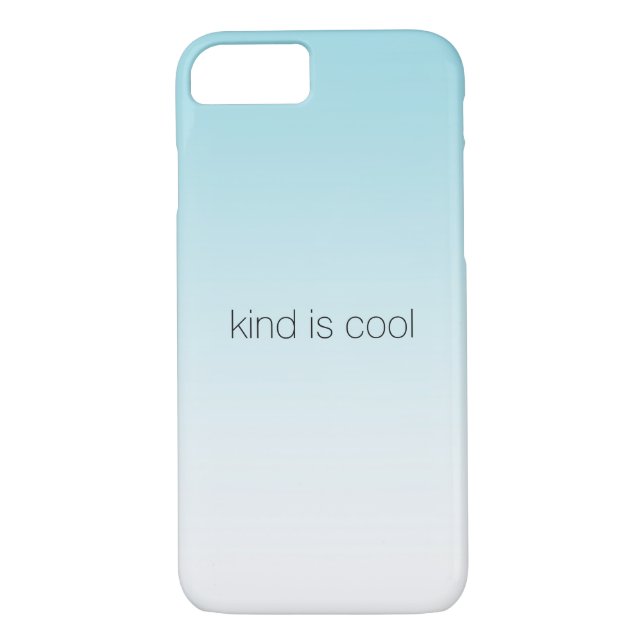 Coques Case-Mate iPhone Aqua Ombre Kind est Cool (Dos)