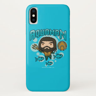 Case-Mate iPhone Case Aquaman   Chibi Aquaman Graphisme sous-marin