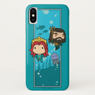 Case-Mate iPhone Case Aquaman   Chibi Mera et graphique sous-marin