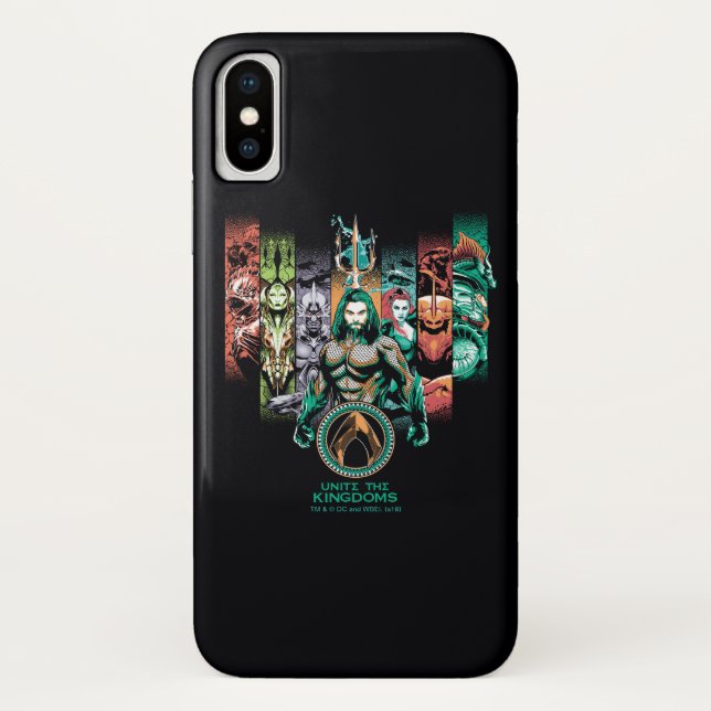 Coques Case-Mate iPhone Aquaman | Graphique d'Atlanteans "Unite The Kingdo (Dos)