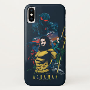 Case-Mate iPhone Case Aquaman Orin, Mera et Black Manta Graphic