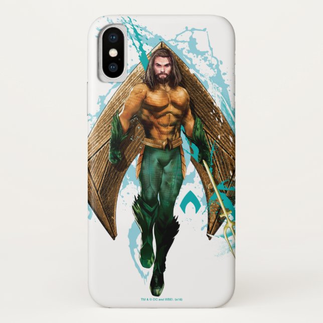 Coques Case-Mate iPhone Aquaman | Prince Orin Avec Logo Aquaman (Dos)