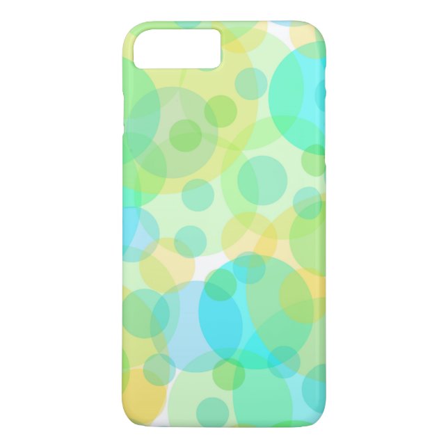 Coques Case-Mate iPhone Aquamarine Cercles Bulles amusant Art Whimsical (Dos)