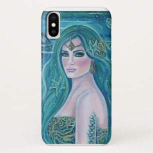 Case-Mate iPhone Case Aquamarine mermaid art par Renee Lavoie