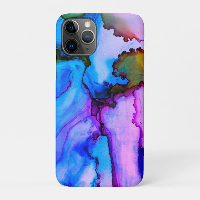 Coques Case-Mate iPhone Aquarelle Abstraite du lac Lily (Dos)