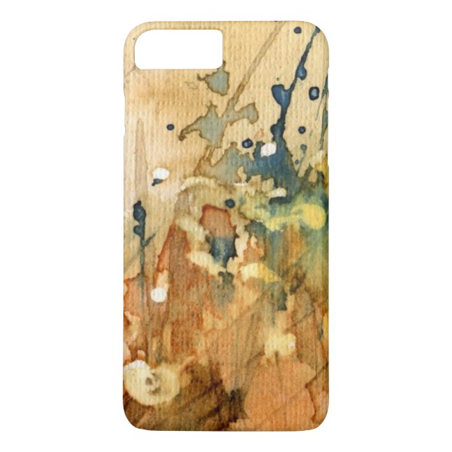 Coques Case-Mate iPhone Aquarelle abstraite et vieil arrière - plan (Dos)
