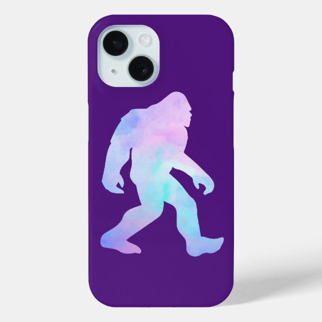 Coques Case-Mate iPhone Aquarelle Bigfoot (Verso)