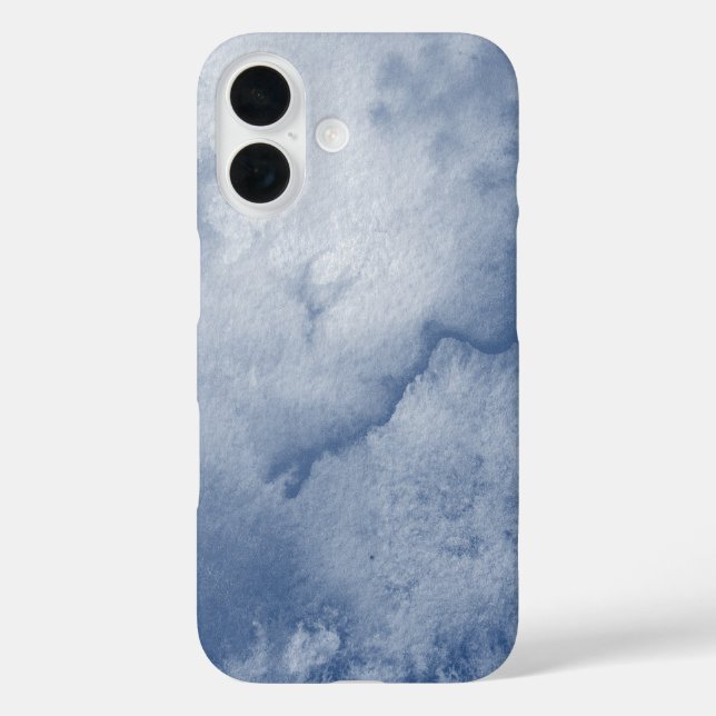 Coques Case-Mate iPhone Aquarelle bleue (Verso)