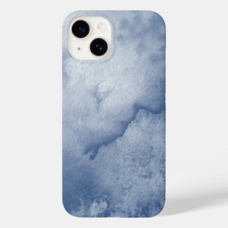 Coque Pour iPhone 14 Aquarelle bleue