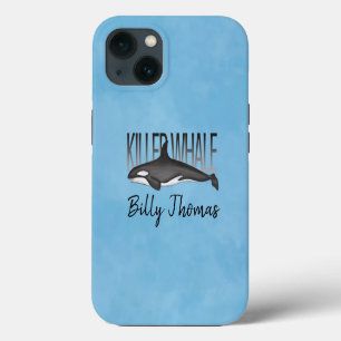 Case-Mate iPhone Case Aquarelle bleue personnalisée Océan Modèle Orca