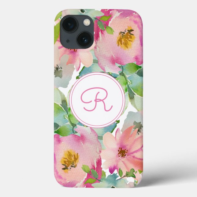 Coques Case-Mate iPhone Aquarelle Boho Pastel (Verso)