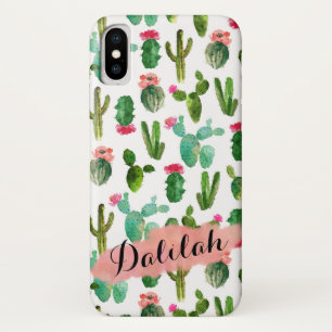 Case-Mate iPhone Case Aquarelle Cactus Motif personnalisé