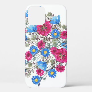 Case-Mate iPhone Case Aquarelle coeur fleuri, arang fleur sauvage lumine