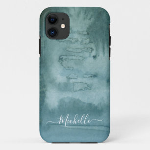 Case-Mate iPhone Case Aquarelle cool Abstraite GreenInk Coque-Mate iPhon