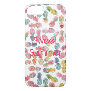 Etui iPhone Case-Mate Aquarelle cool "été doux" ananas motif