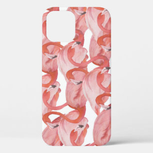 Case-Mate iPhone Case Aquarelle de Flamant rose : Motif transparent