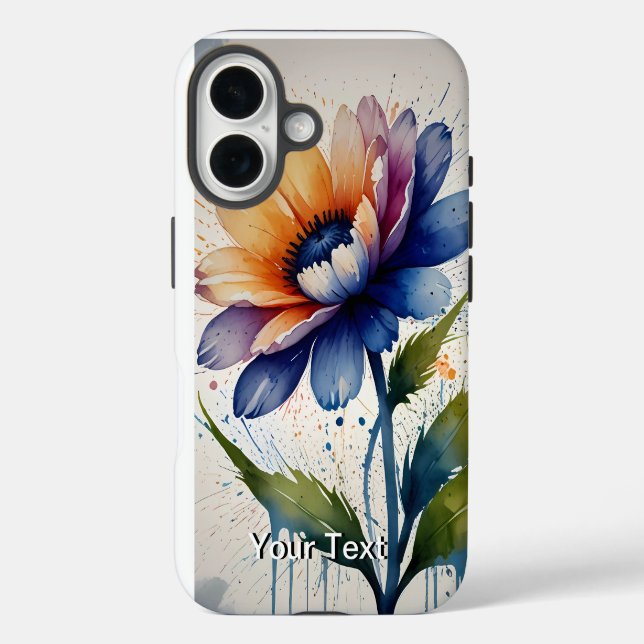 Coques Case-Mate iPhone Aquarelle de fleurs OtterBox (Verso)
