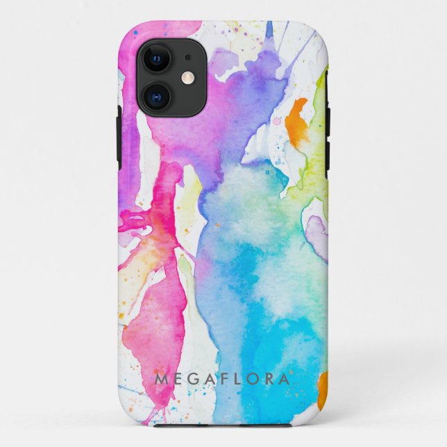Coques Case-Mate iPhone Aquarelle de Megaflora (Dos)