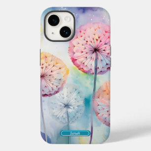 Coque Pour iPhone 14 Aquarelle Dreamy Dandelions Personnalisé