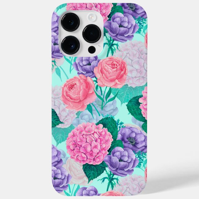 Coques Case-Mate iPhone Aquarelle du jardin de printemps 2 (Verso)