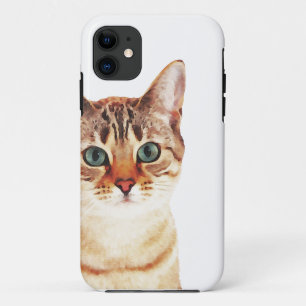 Case-Mate iPhone Case Aquarelle du visage de chat