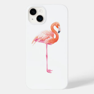 Coque Pour iPhone 14 Plus aquarelle Flamant rose