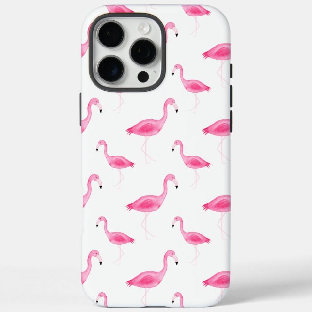 Coques Case-Mate iPhone Aquarelle Flamingo Patte (Verso)