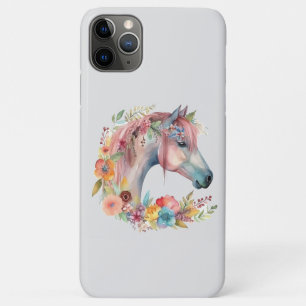 Case-Mate iPhone Case Aquarelle Fleur Boho Horse Pastel