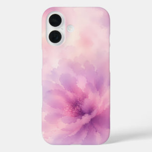 Coques iPhone 16 Aquarelle Fleur de Lavande Rose Abstrait