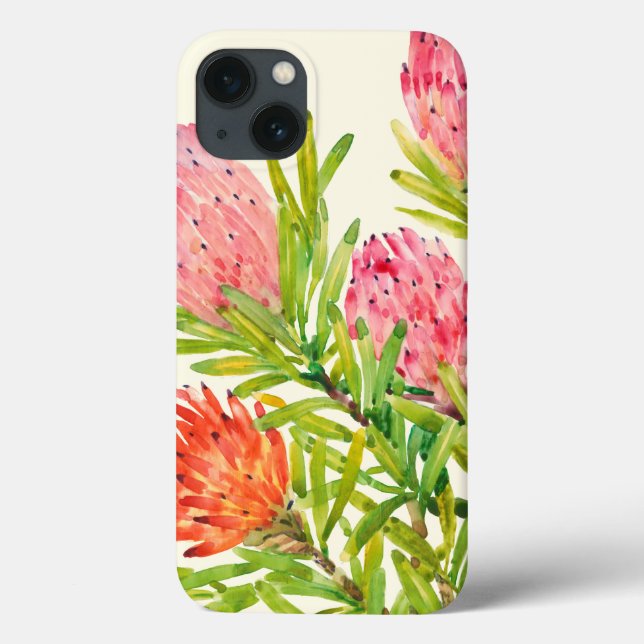 Coques Case-Mate iPhone Aquarelle Fleurs tropicales (Verso)