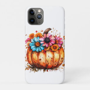 Case-Mate iPhone Case Aquarelle Floral Citrouille automne