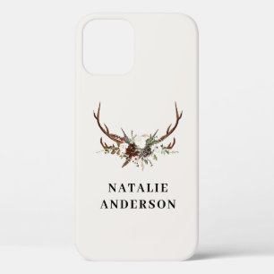 Case-Mate iPhone Case Aquarelle florale bois de cerf chute rustique