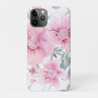 Case-Mate iPhone Case Aquarelle florale rose 