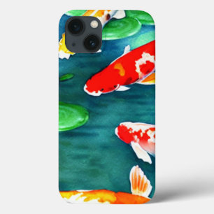 Case-Mate iPhone Case Aquarelle Koi poisson nager dans l'étang