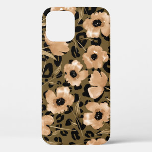 Case-Mate iPhone Case Aquarelle léopard floral : Motif sans fin