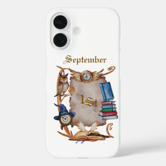 Coques iPhone 16 Aquarelle magique de retour à l'école