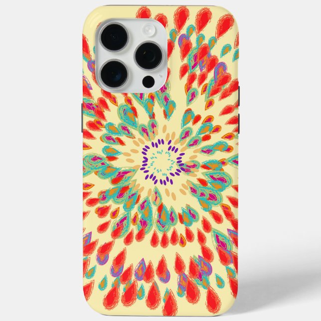 Coques Case-Mate iPhone Aquarelle moderne motifs floraux iPhone (Verso)