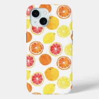 Aquarelle Motif de fruits d'agrumes