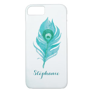 Etui iPhone Case-Mate Aquarelle Peacock Plume