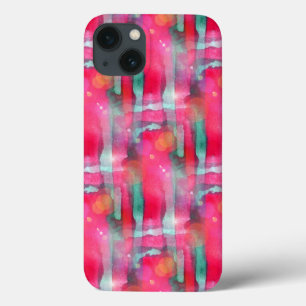 iPhone 13 Case Aquarelle peinte par résumé d'éclat de Sun