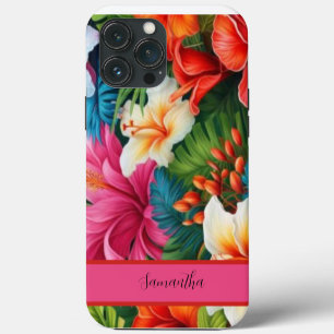Case-Mate iPhone Case Aquarelle personnalisée fleurs tropicales été
