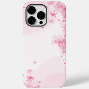 Coque Pour Pour iPhone 14 Pro Max Aquarelle rose esthétique