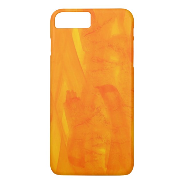 Coques Case-Mate iPhone Aquarelle sans couture d'abrégé sur jaune (Dos)