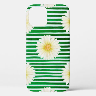 Case-Mate iPhone Case Aquarelle transparente motif de bandes vertes et c